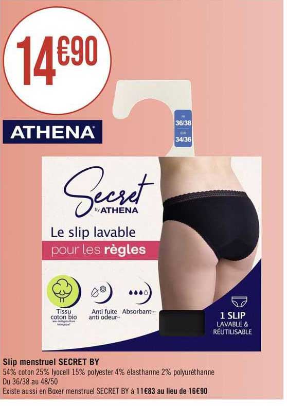 Slip Menstruel Secret By Athena