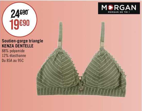 soutien-gorge triangle kenza dentelle