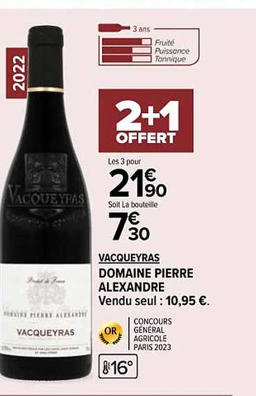 vacqueyras domaine pierre alexandre