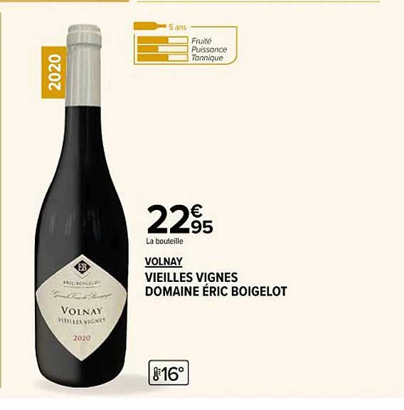 volnay vieilles vignes domaine éric boigelot