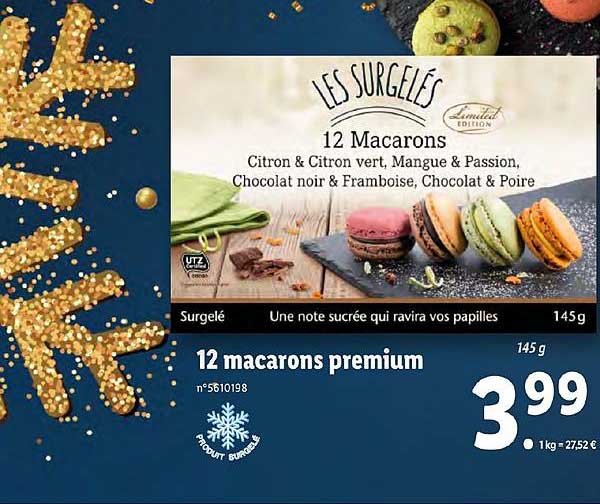12 Macarons Premium