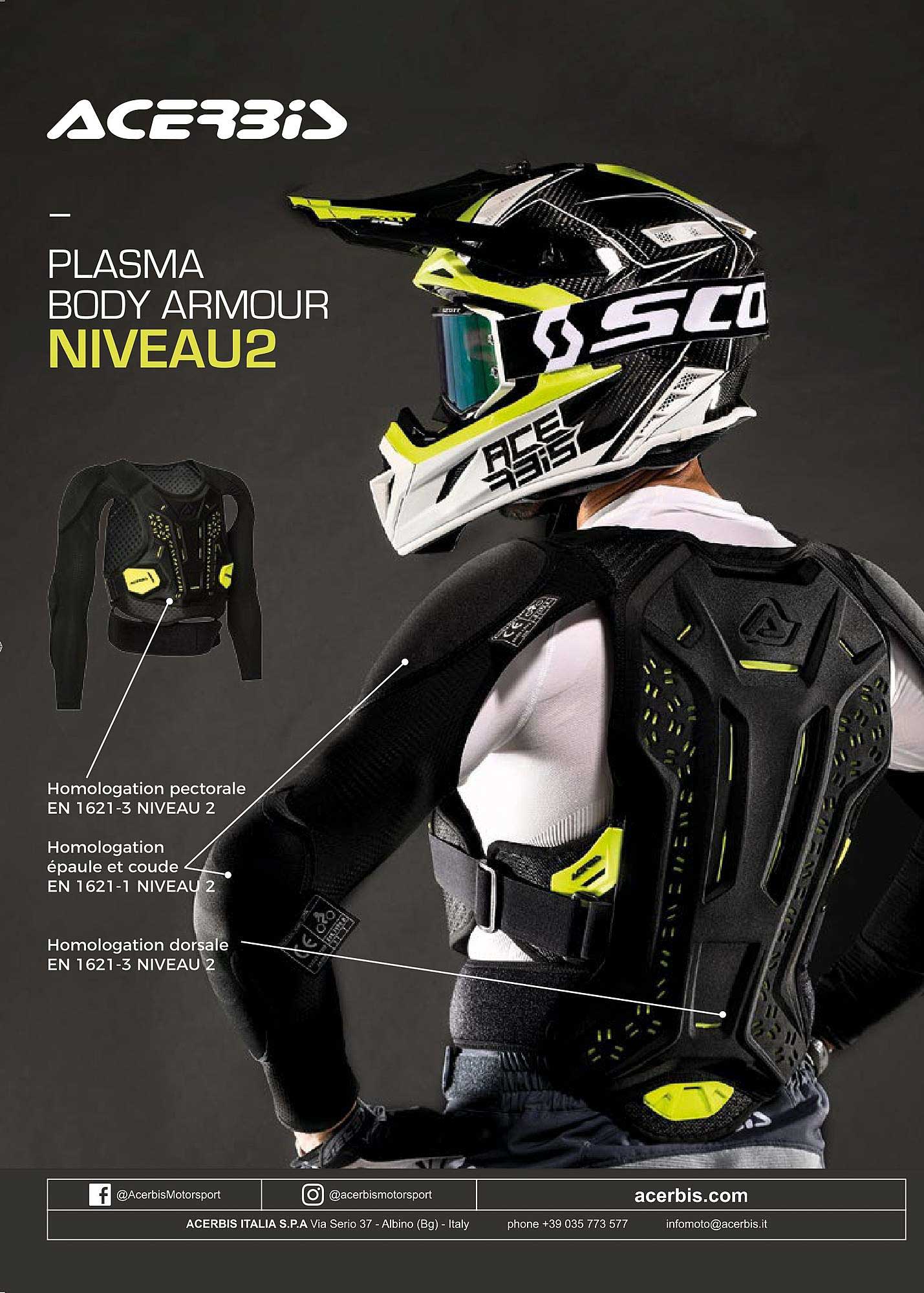 acerbis plasma body armour niveau2