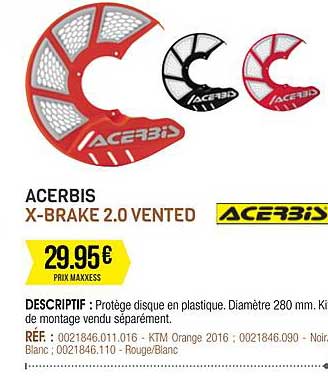 acerbis x-brake 2.0 vented