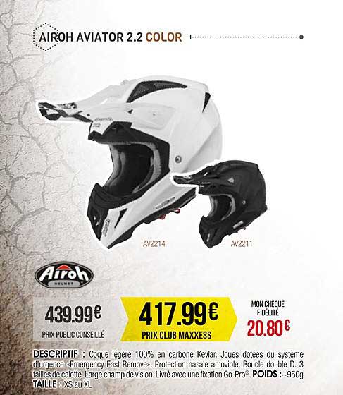 airoh aviator 2.2 color