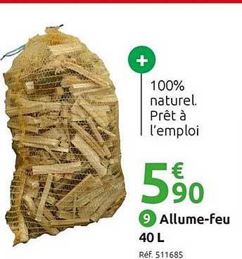 allume feu 40 l