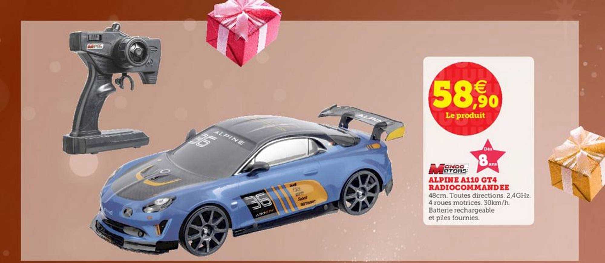 alpine a110 gt4 radiocommandée