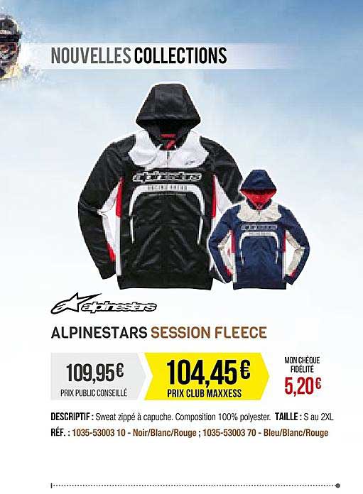 alpinestar session fleece
