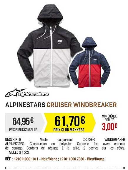 alpinestars cruiser windbreaker