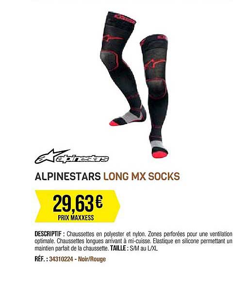 alpinestars long mx socks