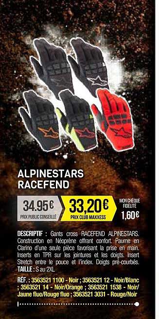 alpinestars racefend