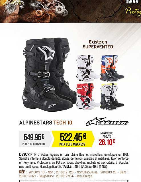 alpinestars tech 10, supervented