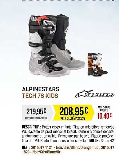 alpinestars tech 7s kids