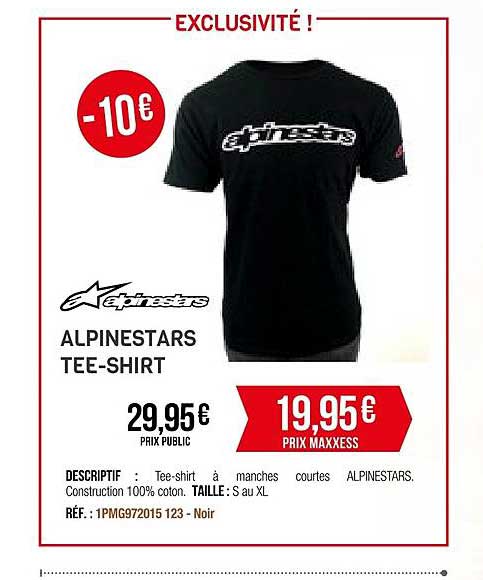 alpinestars tee-shirt