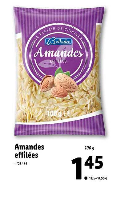 amandes effilées