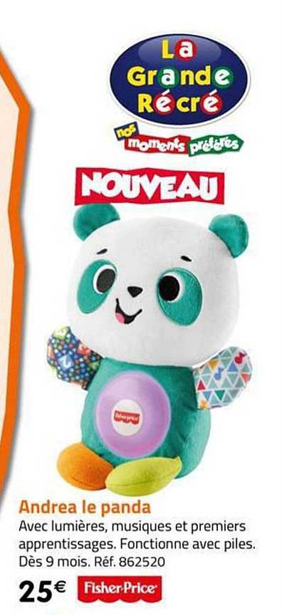 andrea le panda fisher price