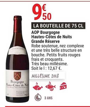 aop bourgogne hautes côtes de nuits grande réserve