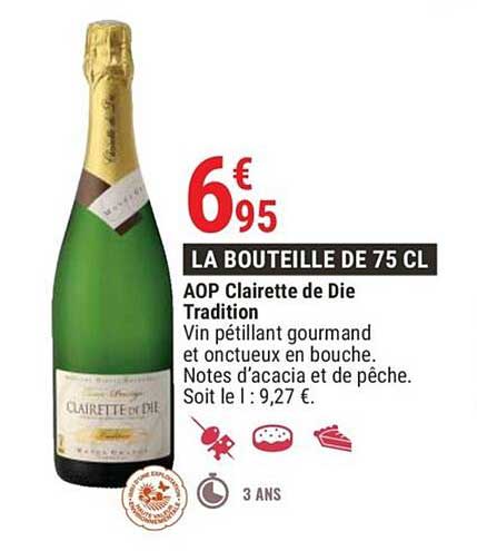 aop clairette de die tradition
