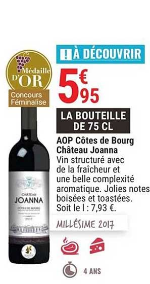 aop côtes de bourg château joanna