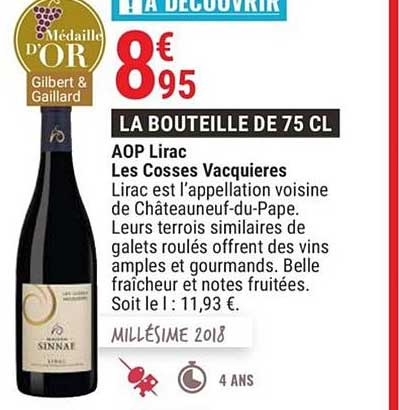 aop lirac les cosses vacquieres