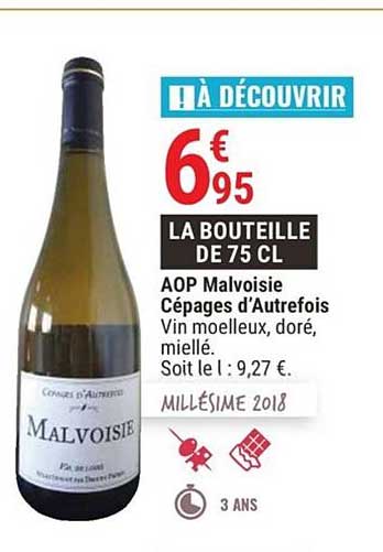 aop malvoisie cépages d'autrefois