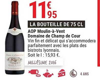 aop moulin à vent domaine de champ de cour