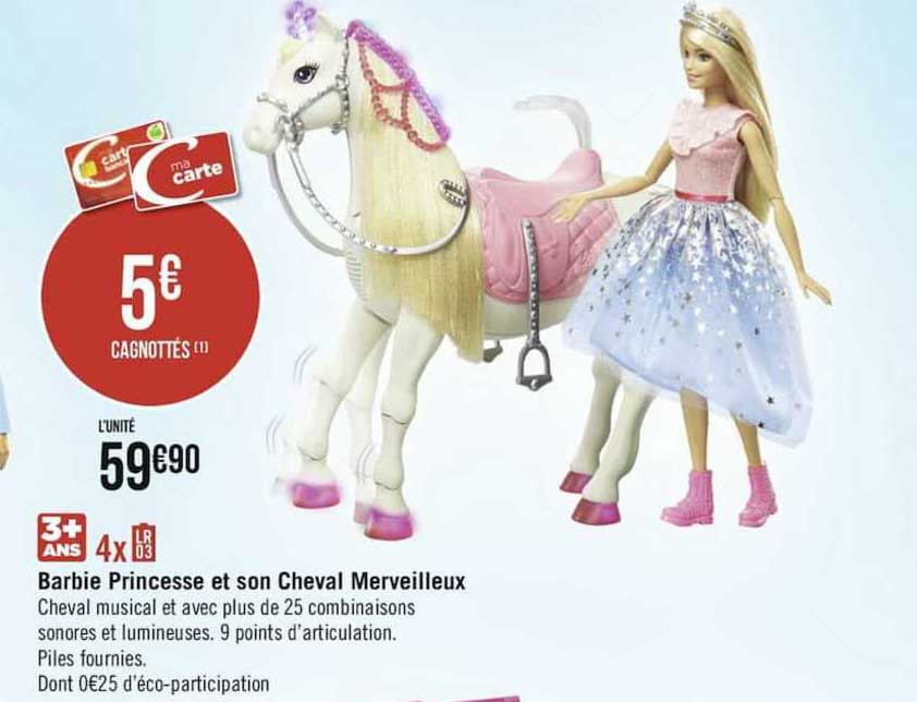 barbie princesse et son cheval merveilleux