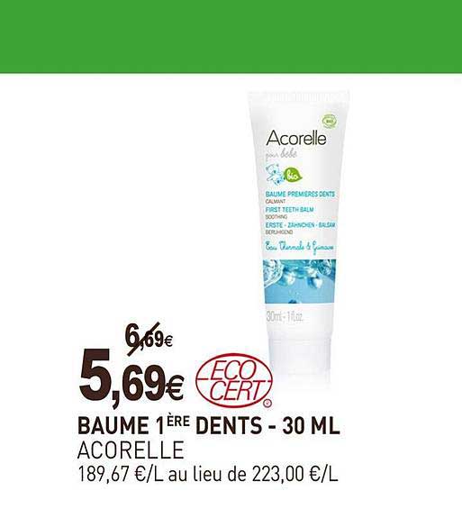 baume 1ère dents acorelle