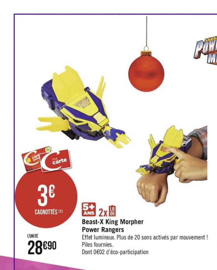 beast x king morpher power rangers