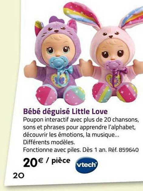 bébé déguisé little love vtech