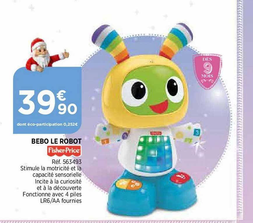 bebo le robot fisher price
