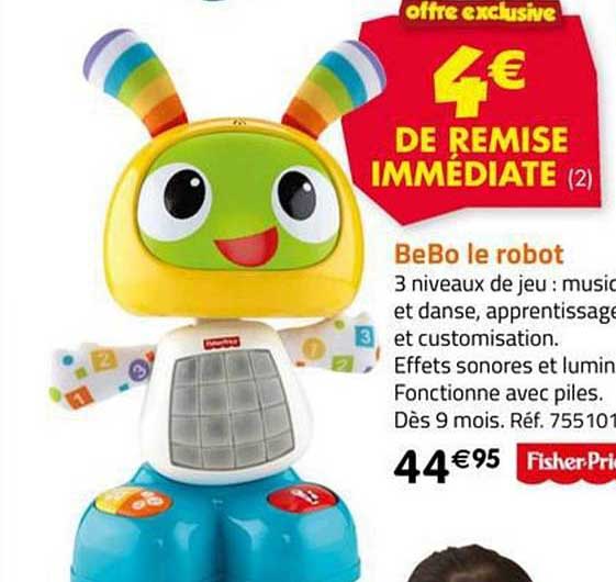 bebo le robot fisher price