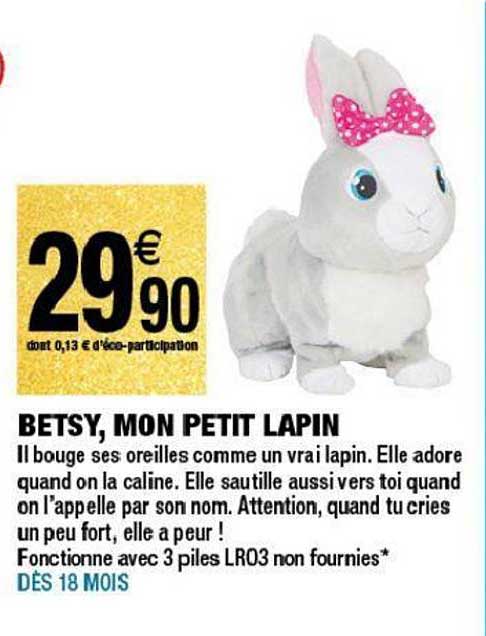 betsy mon petit lapin
