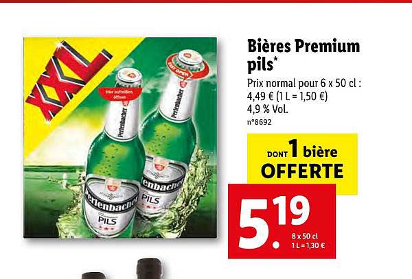 Bières Premium Pils