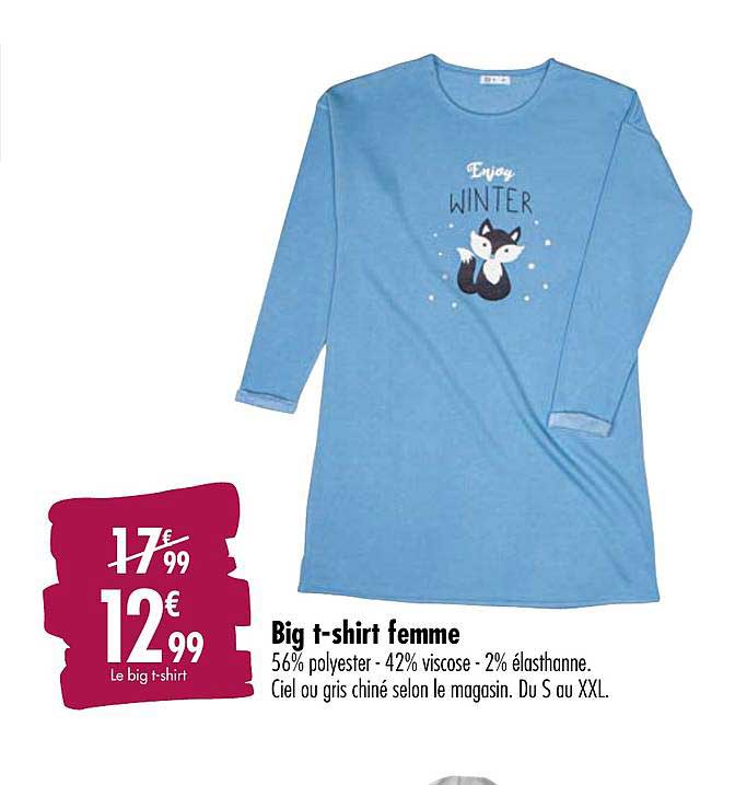 big t-shirt femme