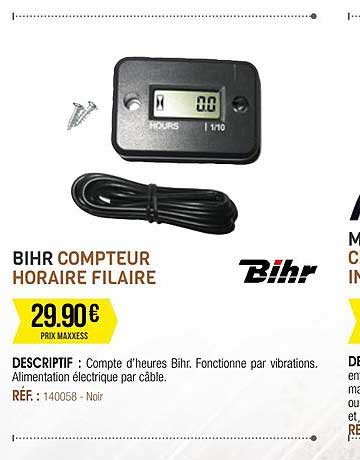 bihr compteur horaire filaire