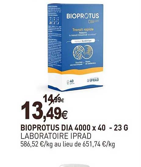 bioprotus dia 4000 x 40 laboratoire iprad