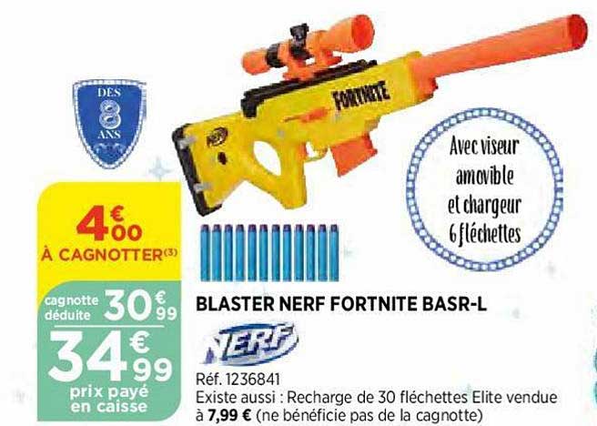 blaster nerf fortinite basr l nerf