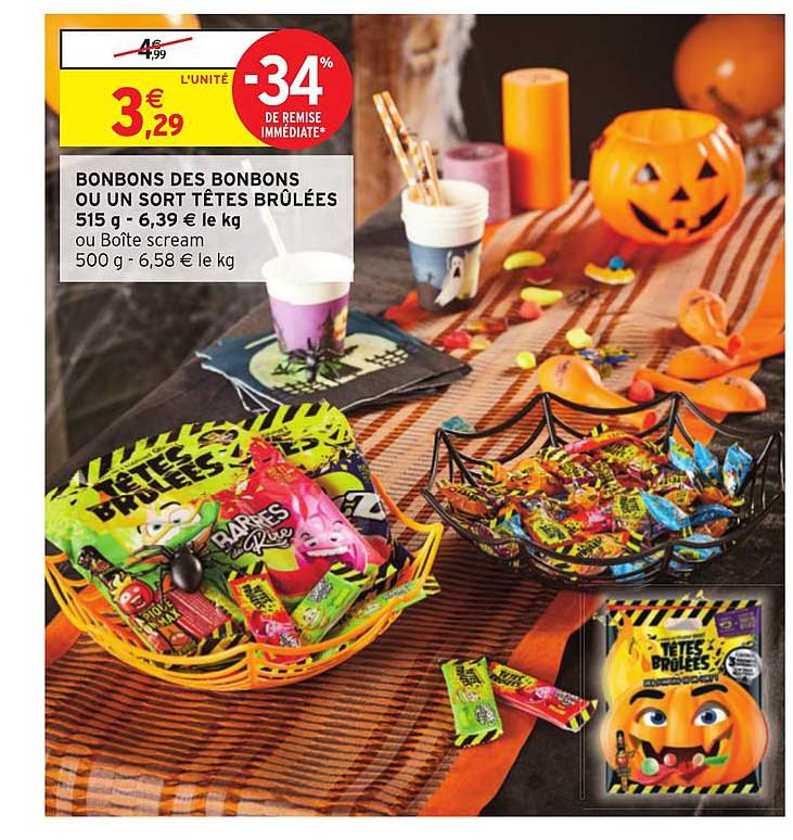 Bonbons Des Bonbons Ou Un Sort Têtes Brûlées -34% Remise Immédiate