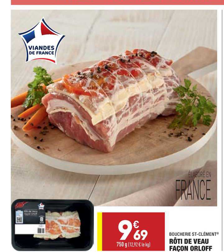 boucherie st clément rôti de veau façon orloff