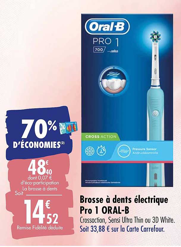 brosse à dents électrique pro 1 oral-b