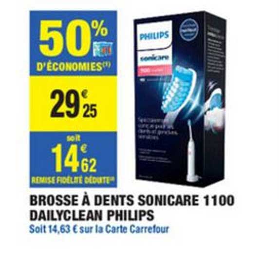 brosse à dents sonicare 1100 dailyclean philips
