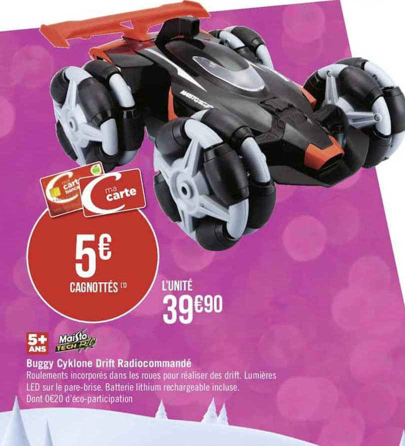 buggy cyklone drift radiocommandé