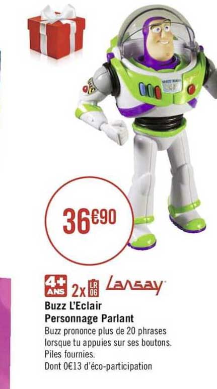 buzz l’éclair personnage parlant lansay