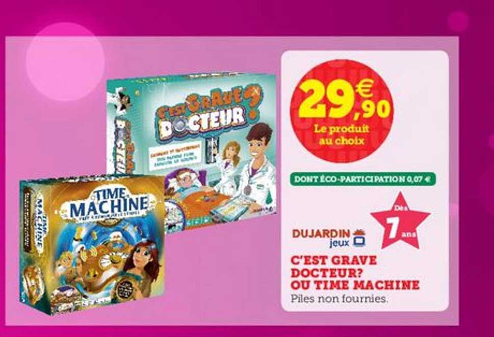 c'est grave docteur? ou time machine