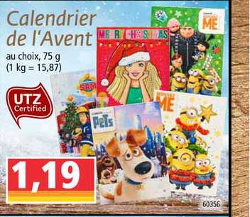 calendrier de l'avent