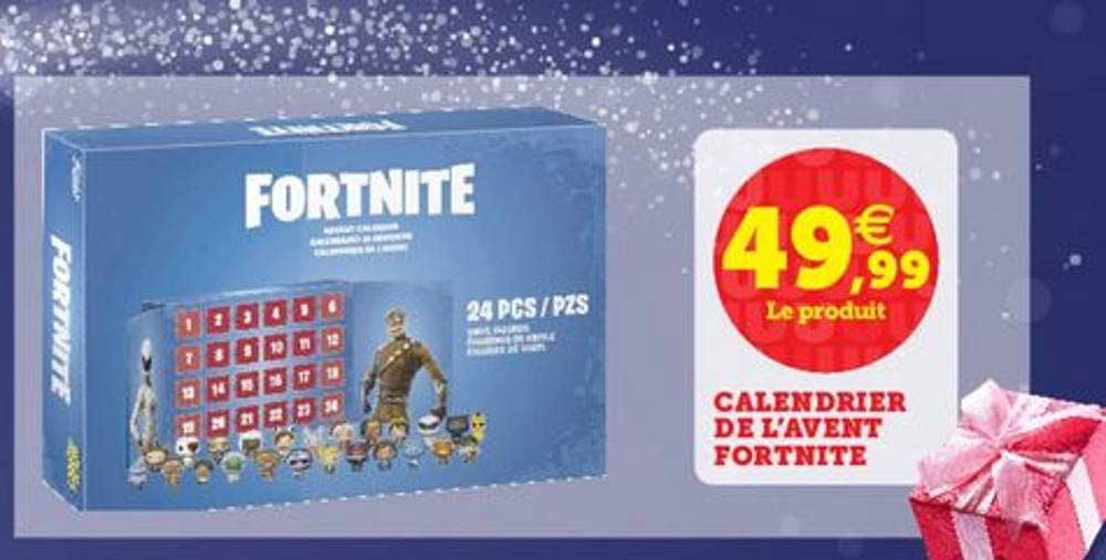 calendrier de l'avent fortnite