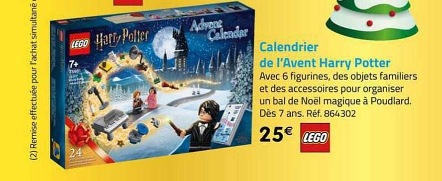 calendrier de l'avent harry potter lego