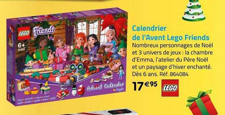 calendrier de l'avent lego friends