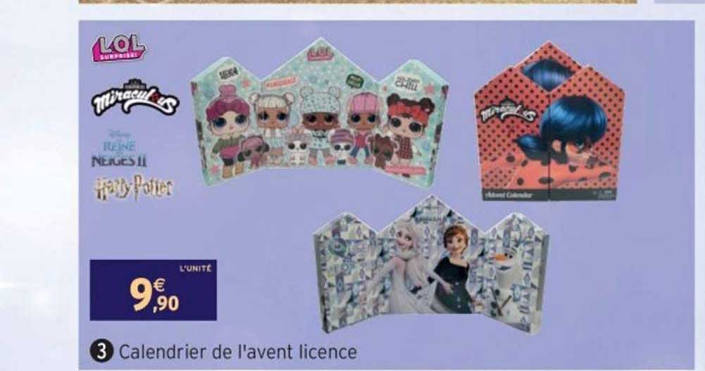 calendrier de l'avent licence l.o.l. surprise
