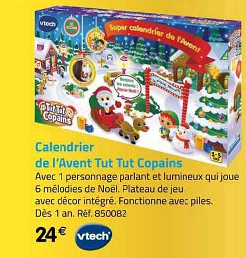 calendrier de l'avent tut tut copains vtech